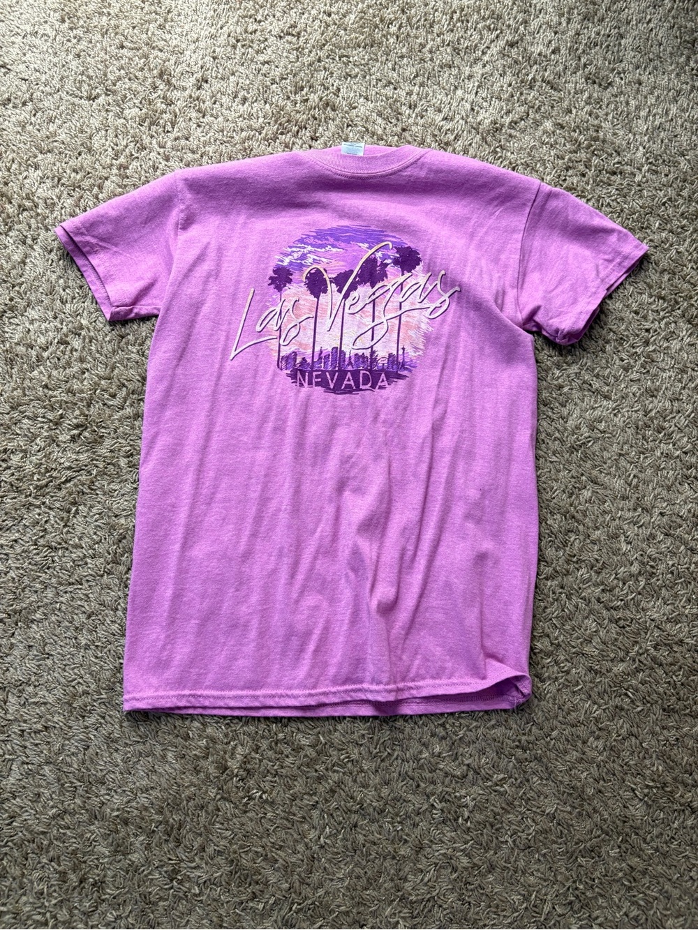Woman’s Small Purple Las Vegas Nevada graphic tee Size S #graphictee